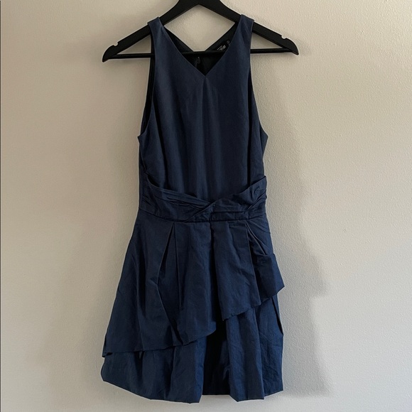kate spade Dresses & Skirts - Kate Spade Chambray Navy Blue Double Bubble Mini Dress size 2
